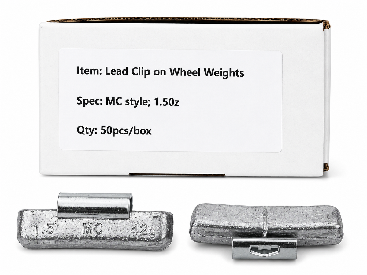 MC Clip-on Wheel Weights 1.50 Oz (50/Box)