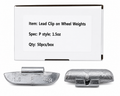 Pb Clip-on Wheel Weights 1.50 Oz (50/Box)