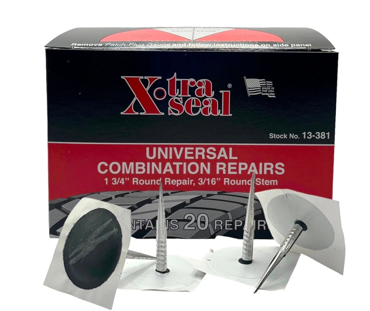Xtraseal Plug Patch Combination Small (20 Pcs)